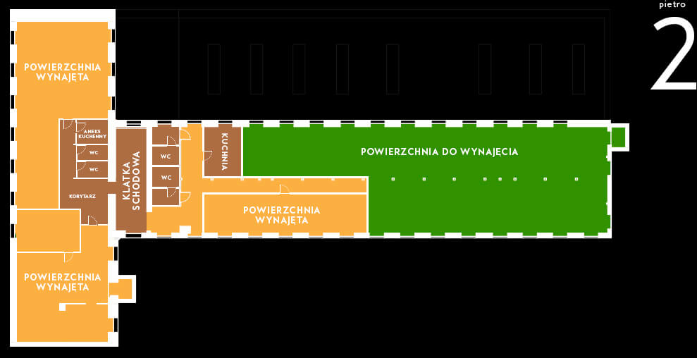 SkrzywanaFactory plan drugiego piętra